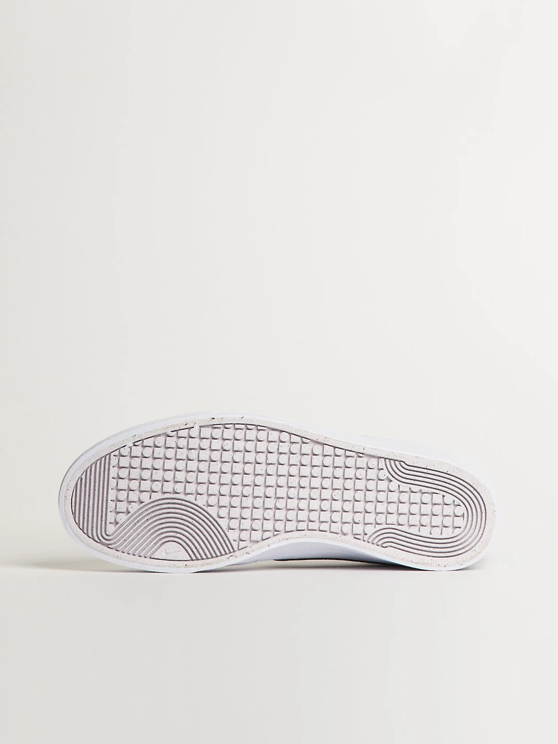 MENS NIKE COURT SHOT SNEAKER - WHITE/GREEN