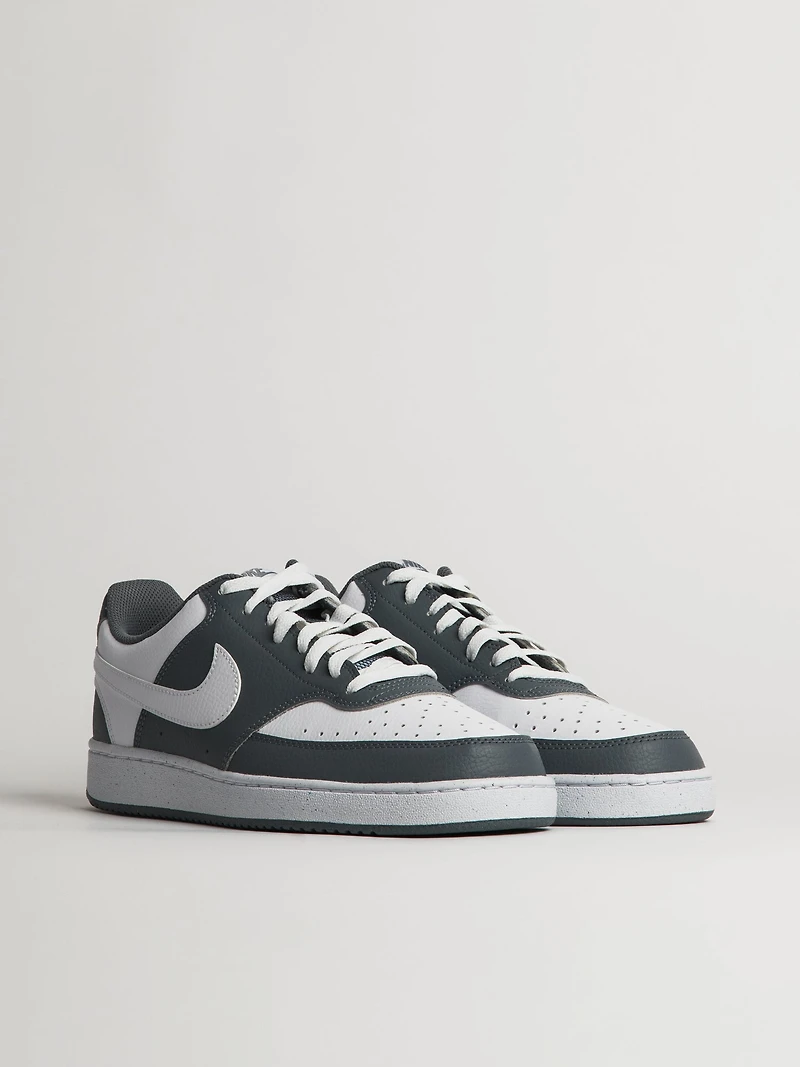 MENS NIKE COURT VISION LOW SNEAKER - GREY