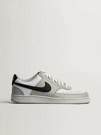 MENS NIKE COURT VISION LOW SNEAKER - GREY FOG