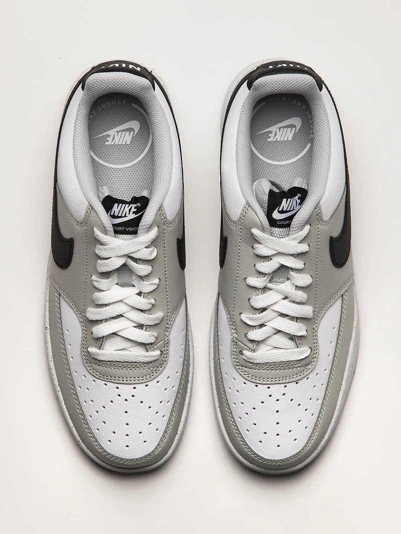 MENS NIKE COURT VISION LOW SNEAKER - GREY FOG