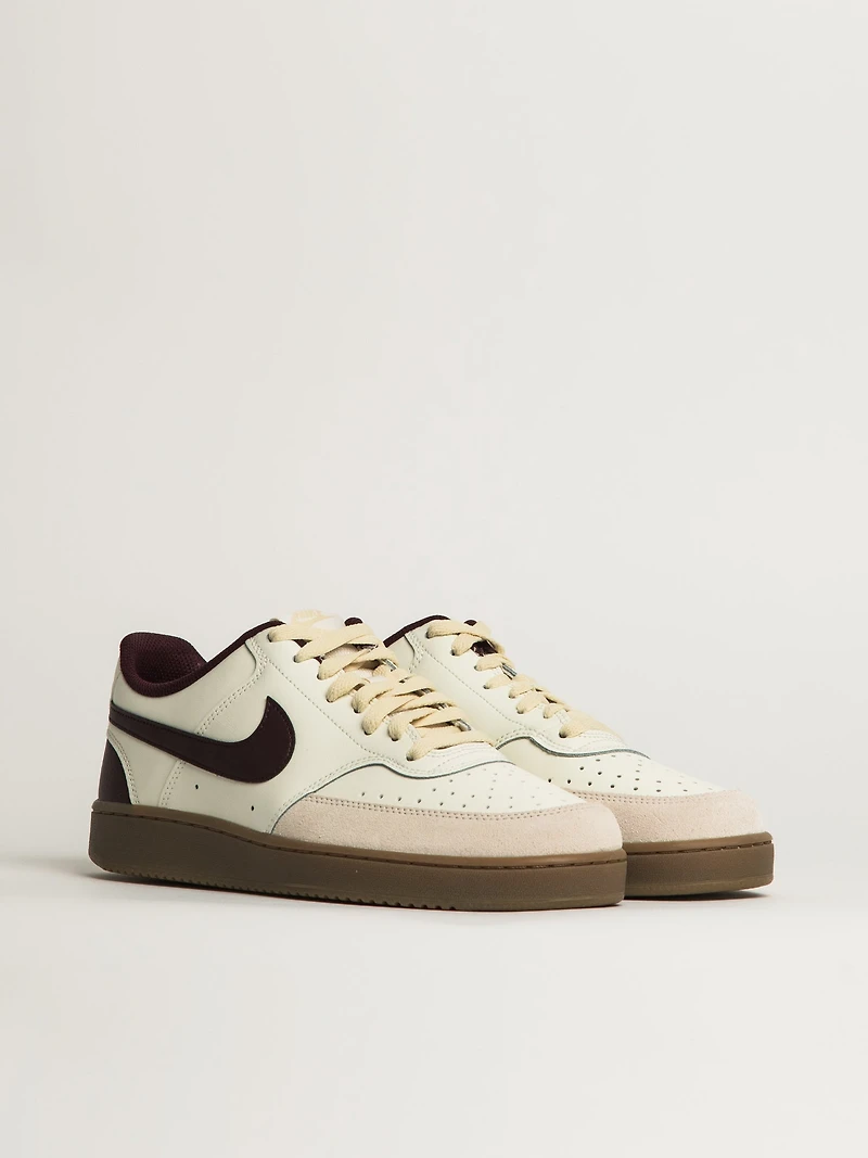 MENS NIKE COURT VISION LOW SNEAKER - WHITE