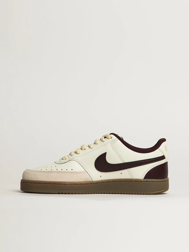 MENS NIKE COURT VISION LOW SNEAKER - WHITE
