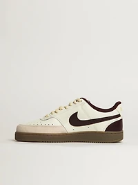 MENS NIKE COURT VISION LOW SNEAKER - WHITE