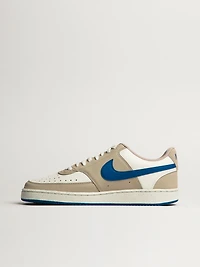 MENS NIKE COURT VISION LOW SNEAKER - WHITE/BLUE