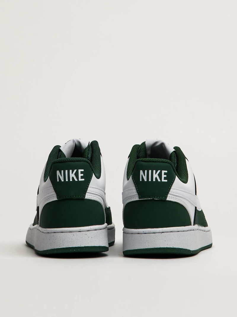 MENS NIKE COURT VISION LO SNEAKER - GREEN/WHITE