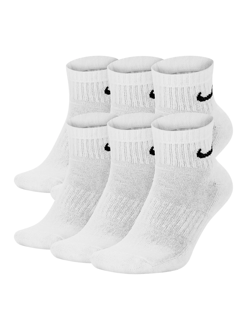 NIKE EVERYDAY CUSHIONED ANKLE SOCKS 6 PACK