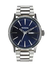 NIXON SENTRY STAINLESS STEEL WATCH