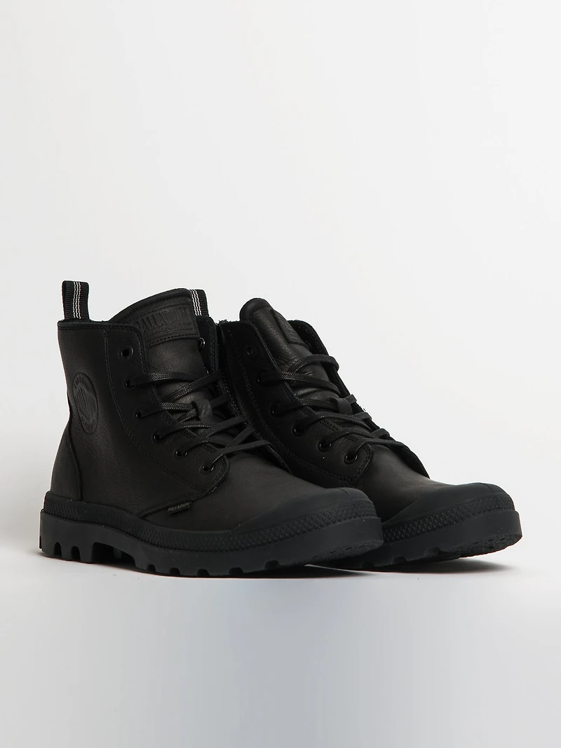 MENS PALLADIUM PAMPA ZIP LEATHER ESSENTIAL - CLEARANCE