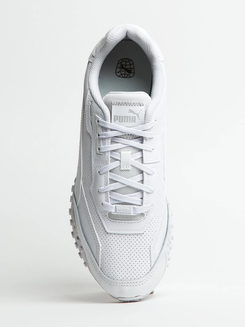 MENS PUMA BLACKTOP RIDER LEATHER SNEAKER - CLEARANCE