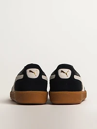 MENS PUMA PALERMO LEATHER SNEAKER - BLACK/FEATHER GRAY/GUM