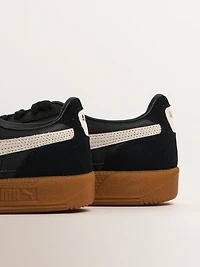 MENS PUMA PALERMO LEATHER SNEAKER - BLACK/FEATHER GRAY/GUM