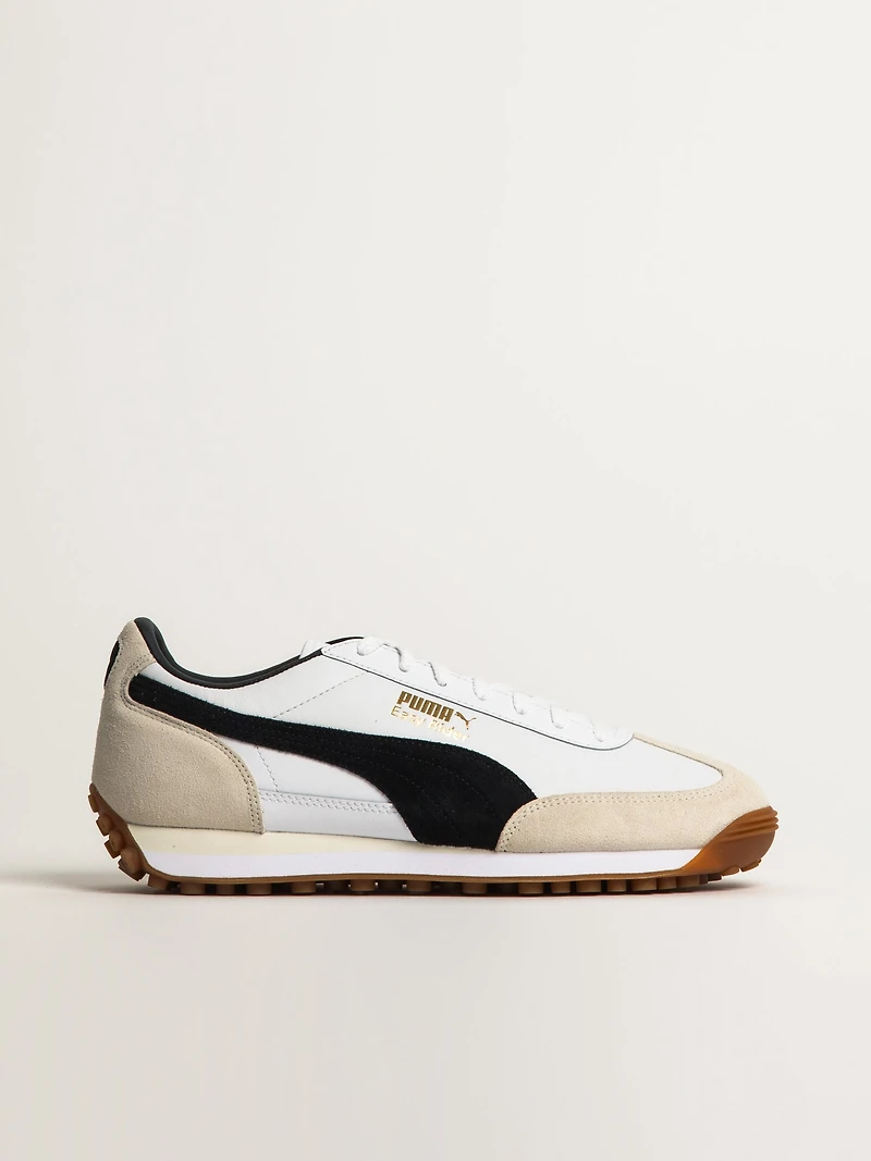 MENS PUMA EASY RIDER MIX SNEAKER - WHITE/BLACK