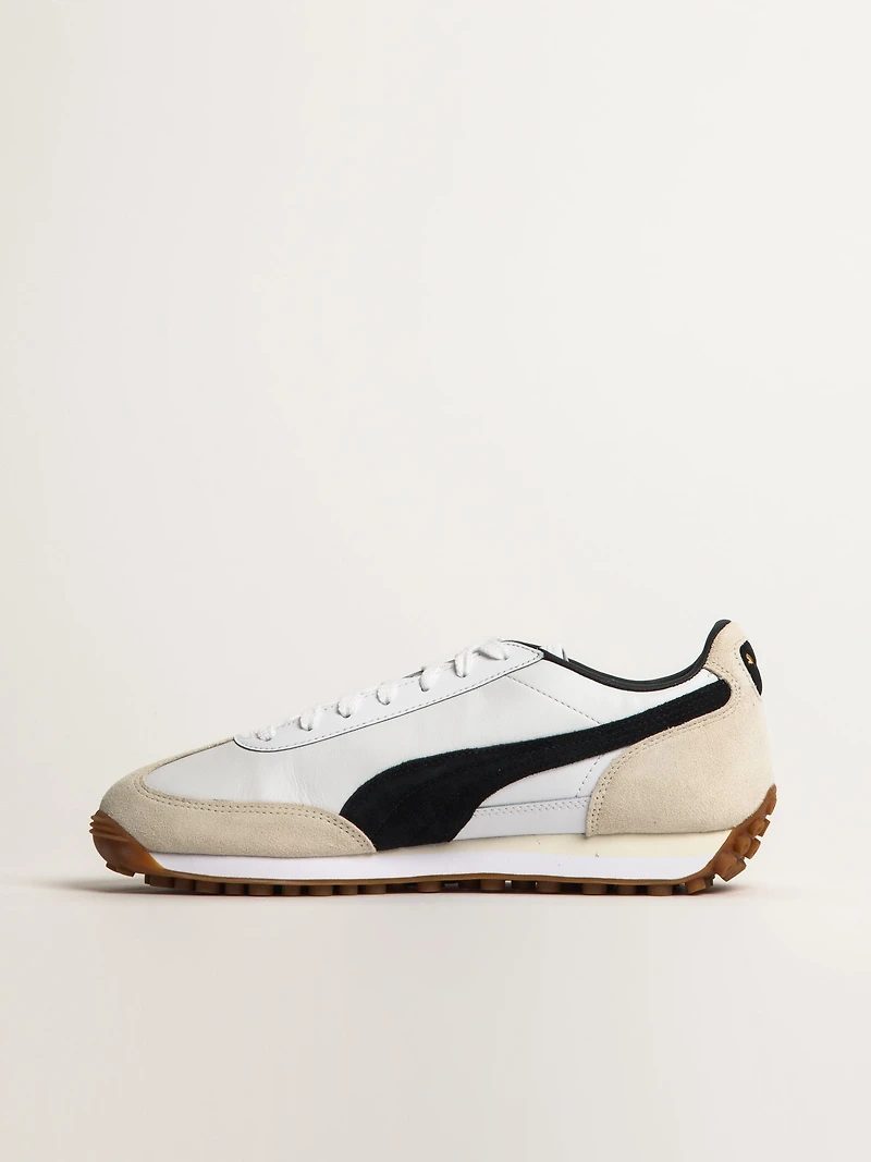 MENS PUMA EASY RIDER MIX SNEAKER - WHITE/BLACK