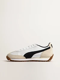 MENS PUMA EASY RIDER MIX SNEAKER - WHITE/BLACK