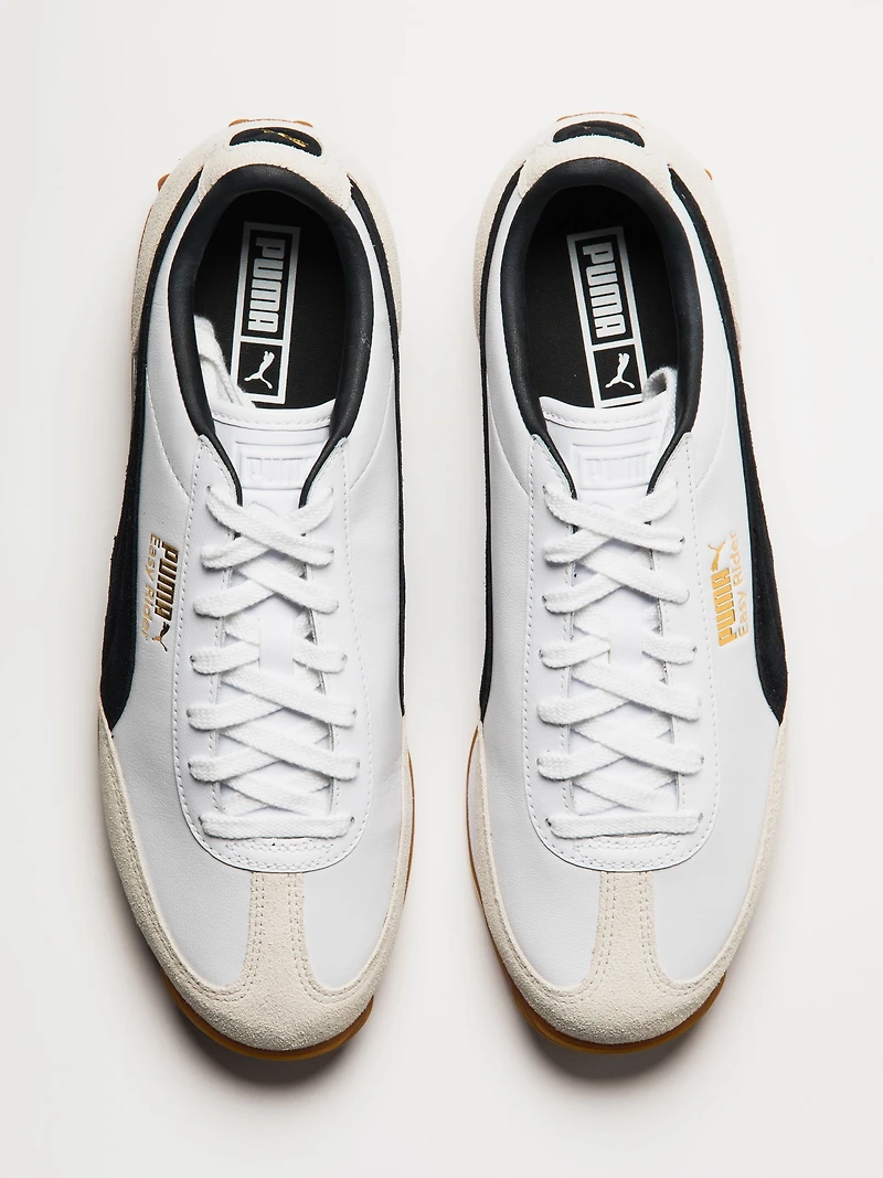 MENS PUMA EASY RIDER MIX SNEAKER - WHITE/BLACK
