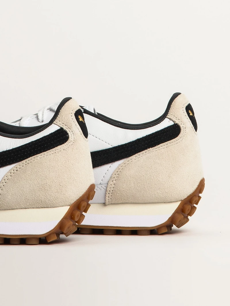 MENS PUMA EASY RIDER MIX SNEAKER - WHITE/BLACK