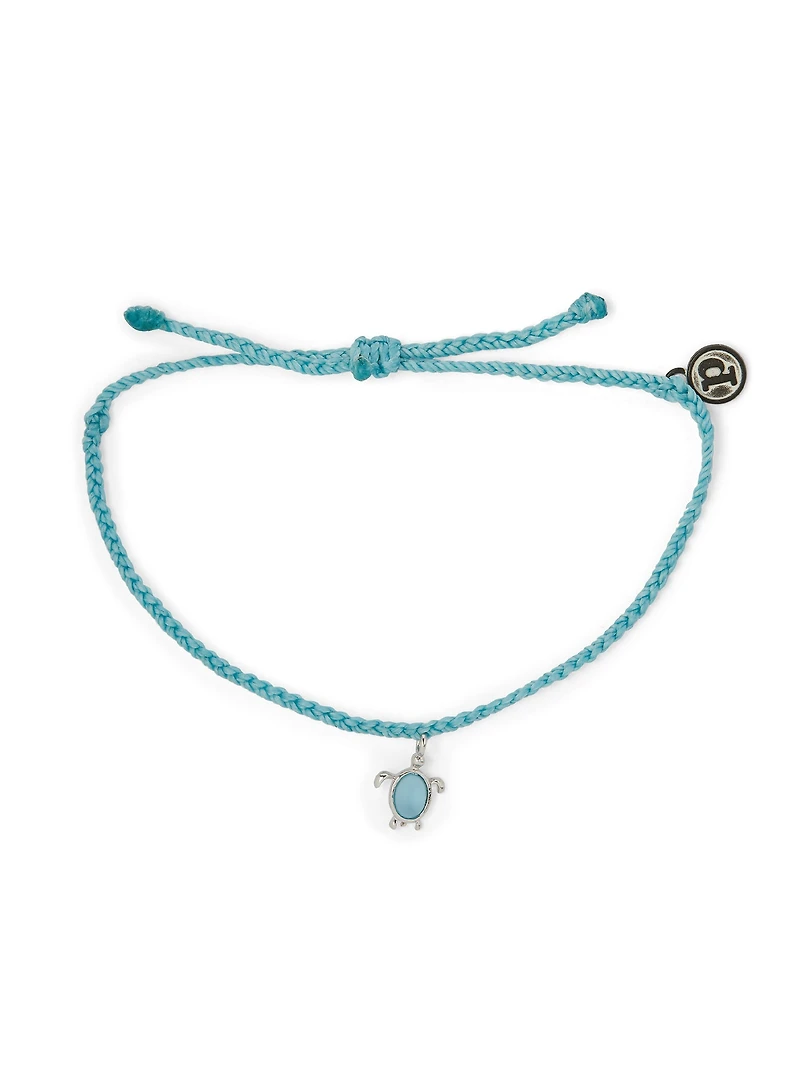PURA VIDA SEA TURTLE BRACELET - BLUE - CLEARANCE