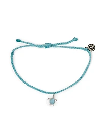PURA VIDA SEA TURTLE BRACELET - BLUE - CLEARANCE