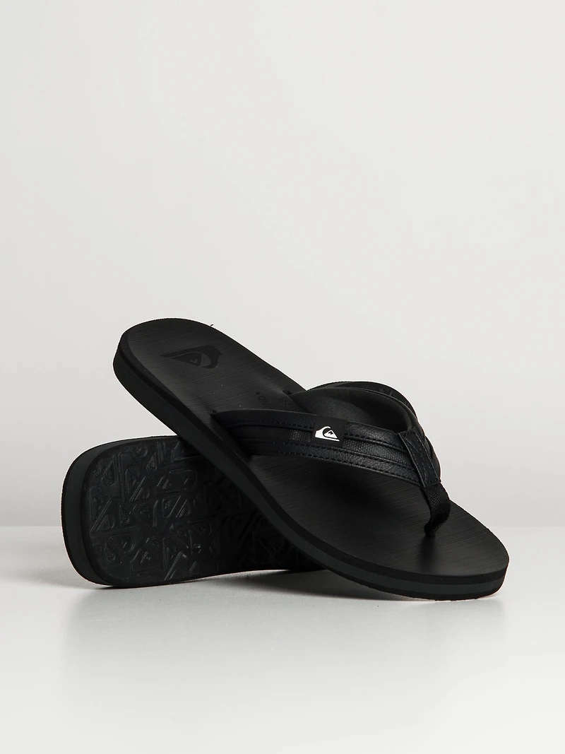 MENS QUIKSILVER CARVER SQUISH SANDALS - CLEARANCE