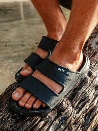 MENS REEF OASIS DOUBLE-UP - BLACK