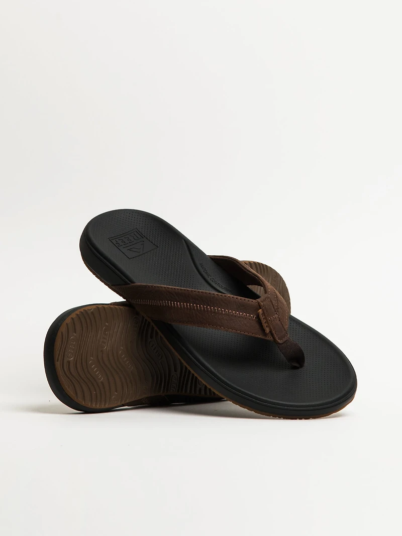 MENS REEF CUSHION PHANTOM 2.0 LEATHER SANDALS - CLEARANCE
