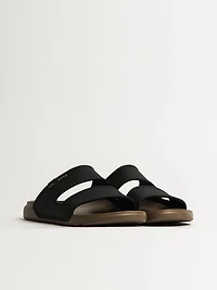 MENS REEF OASIS DOUBLE-UP SANDALS - FOSSIL/BLACK