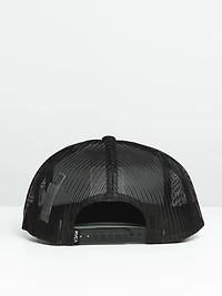 RVCA VA ALL THE WAY TRUCKER - BLK  - CLEARANCE
