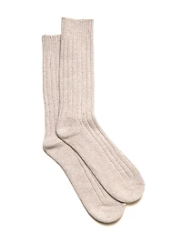 SCOUT & TRAIL MARBLED SOCK - TAUPE