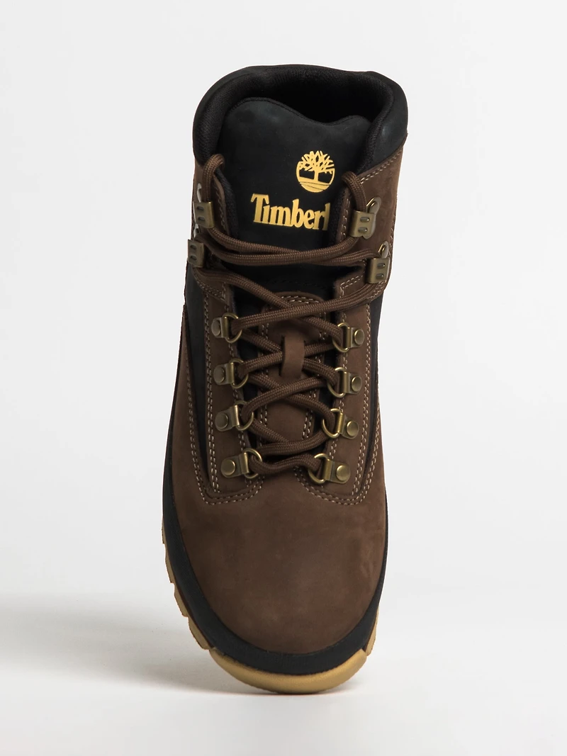 MENS TIMBERLAND EURO HIKER MID HIKING BOOTS - CLEARANCE