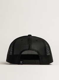 TROLL CO. HAGGLER BOX PATCH FLAT BRIM TRUCKER