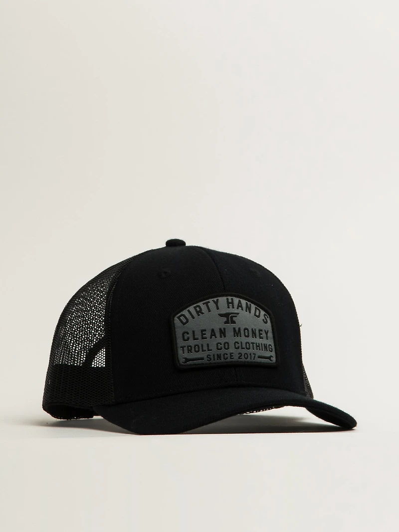 TROLL CO. DHCM WRENCH CURVED BRIM TRUCKER HAT