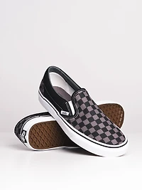 MENS VANS CLASSIC SLIP-ON CHECKERBOARD CANVAS SHOES