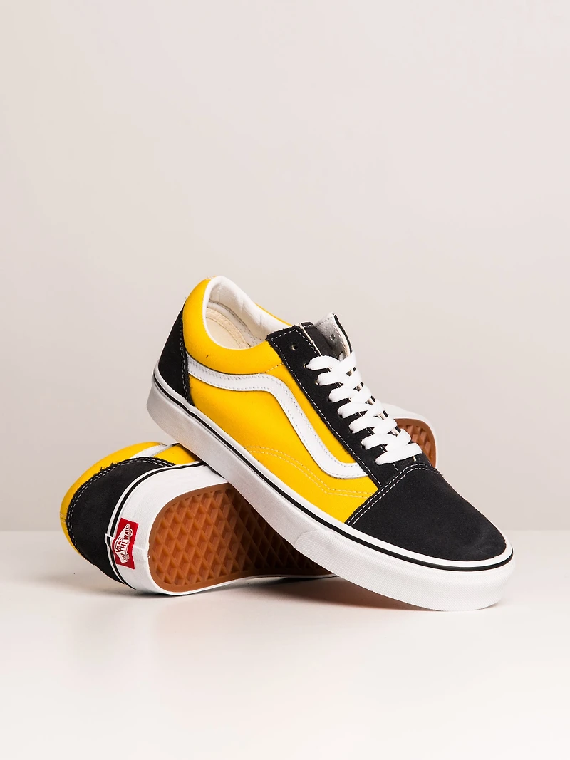 MENS VANS OLD SKOOL UTILITY POP BLACK & YELLOW SNEAKER - CLEARANCE