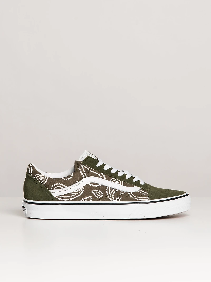 MENS VANS OLD SKOOL PEACE PAISLEY GRAPE LEAF SNEAKER - CLEARANCE