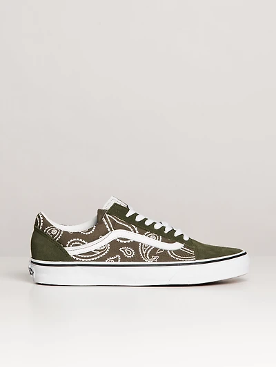 MENS VANS OLD SKOOL PEACE PAISLEY GRAPE LEAF SNEAKER - CLEARANCE