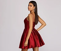 Rebecca Party Pleated Dress