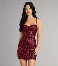 Lea Sequin Bodycon Mini Dress