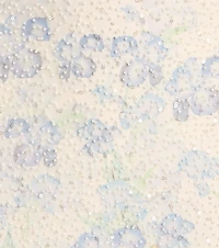 Katherine Floral Beaded Bodycon Mini Dress