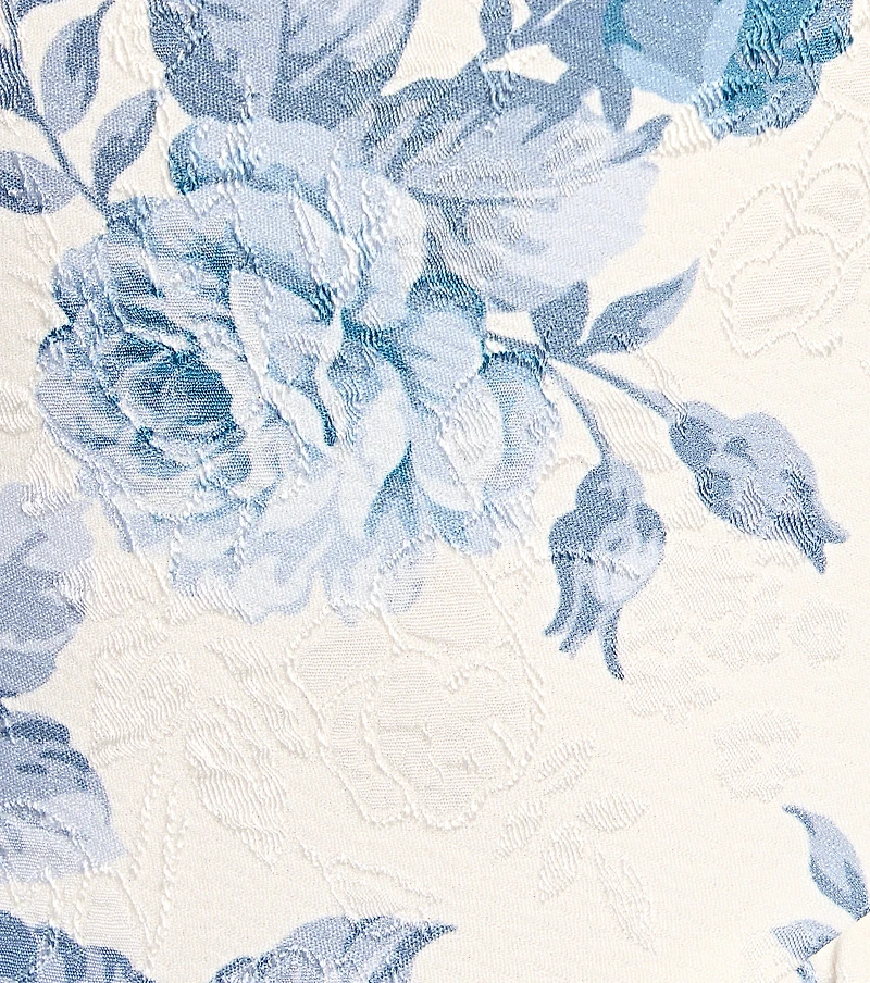 Jill Floral Jacquard A-Line Mini Dress