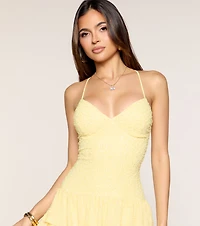 Georgina Bead Sequin A-Line Mini Dress