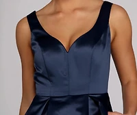 Blakely Satin Gown