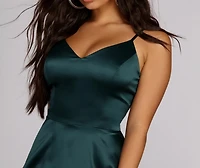 Emme Satin Party Dress