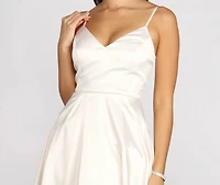Emme Satin Party Dress