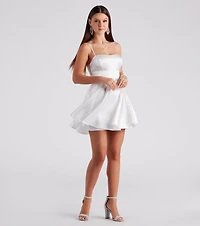 Danielle Lace A-Line Party Dress