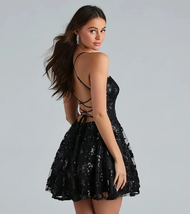 knee length dresses for ladies Sexy Black Lace Sequin Slit Long Prom Dress Mermaid Evening Dress SH1451 main image 0