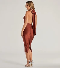 Valerie Convertible Bodycon Midi Formal Dress