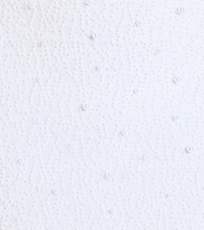 Keira Faux Pearl Strappy Open-Back Mini Dress