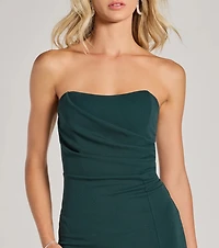 Zadie Formal High-Slit Midi Dress
