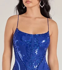 Tania Sequin Bodycon Mini Dress