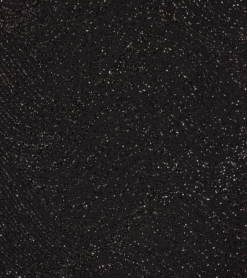 Angie Rhinestone Strap Open Back Glitter Mini Dress